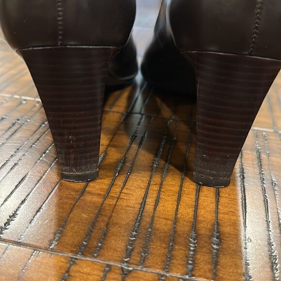 Etienne Aigner brown leather heels Calvin 8 - Picture 4 of 8